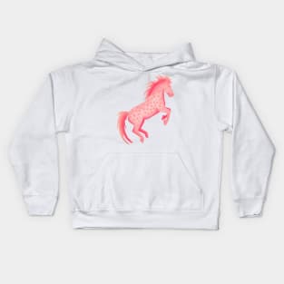 Pink pony Kids Hoodie